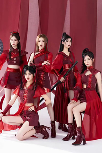 女团繁星少女组sing同款演出服女学生中国风古典打歌服爵士舞套装