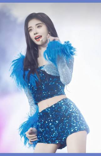 鞠婧祎同款演出服2024新款绿色亮片舞蹈打歌服成人爵士舞表演服装