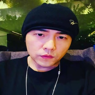 J杰伦CHOU同款帽子W刺绣包头针织帽男士头套四季通用头巾帽薄款