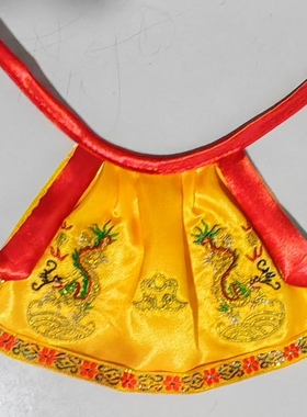 红色财神披风财神爷佛衣服关公披风斗篷文财神披肩斗篷