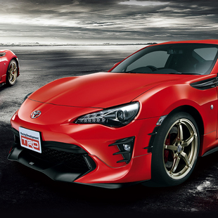 TRD适用于新款 前后侧尾翼轮眉灯眉等汽车包围 丰田86改装