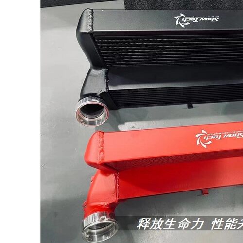 TECH加大中冷散热适配宝马X5 X6 F15 F16 E70 E71 N55中冷器