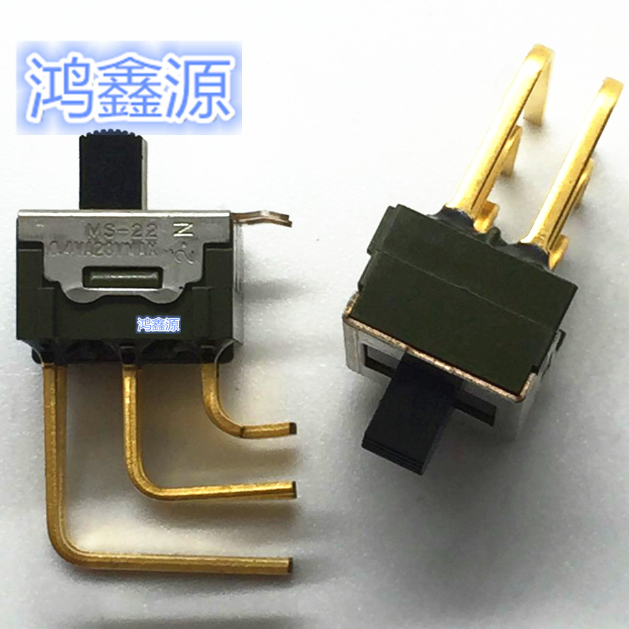 MS22BSW40 滑动开关 DPDT ON-ON .323 ACTR VERTICAL PC 6A
