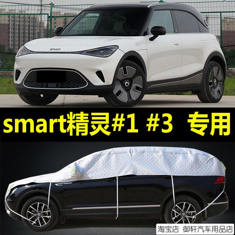 smart精灵#1精灵3车衣半罩防晒