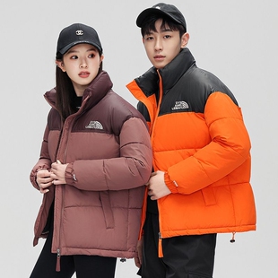 新款男女同款棉服短款时尚情侣装拼色高中生面包服加厚冬休闲棉袄