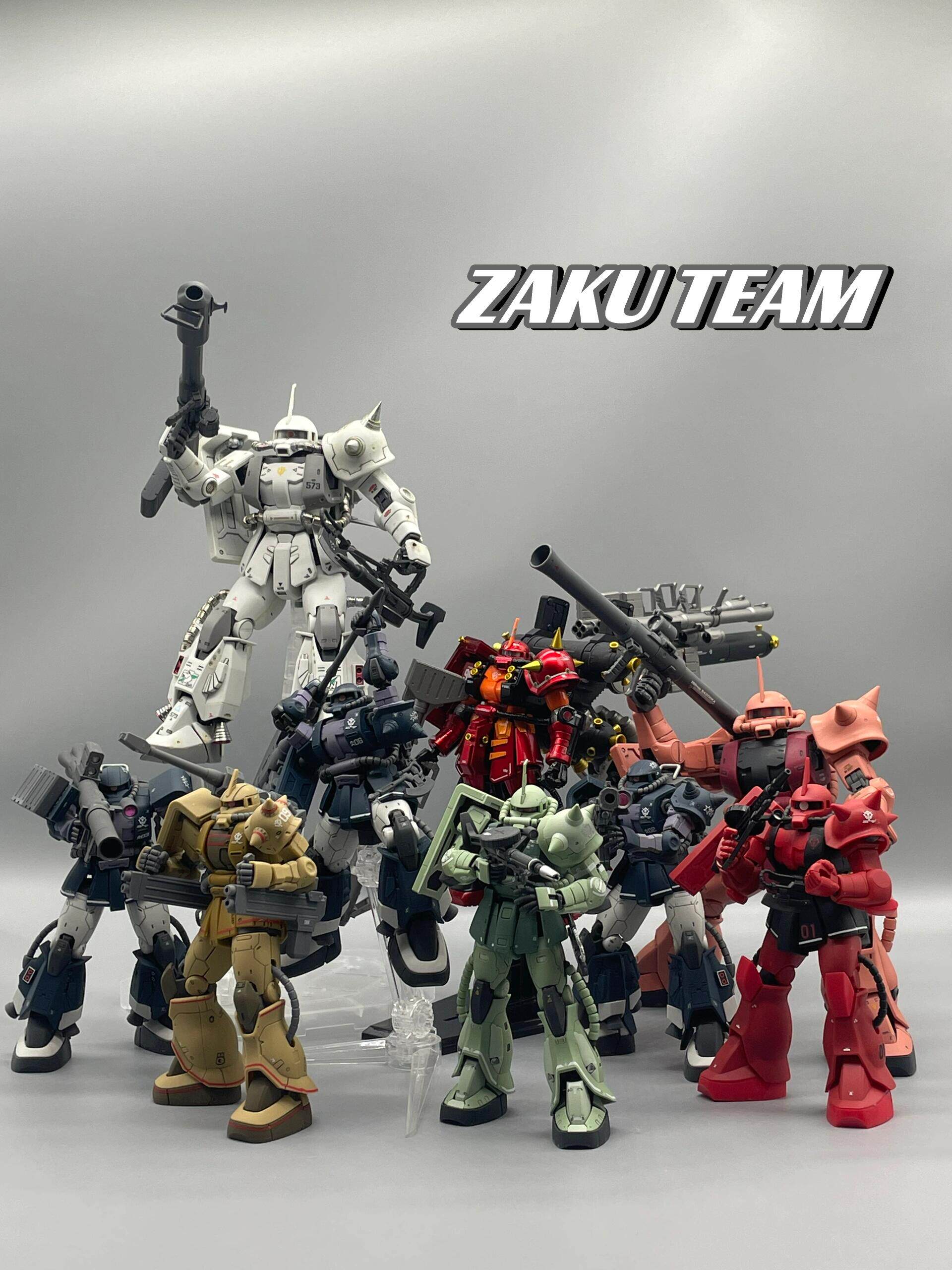 扎古全家桶 HG 1/144/高达模型专区