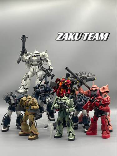 扎古全家桶 HG 1/144/ 星动 唯美 STAR 高高 扎古大家庭 拼装模型