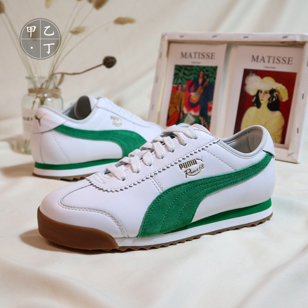 彪马puma 黑标限定男女款 roma 68 og款 地帮运动休闲鞋370601 01