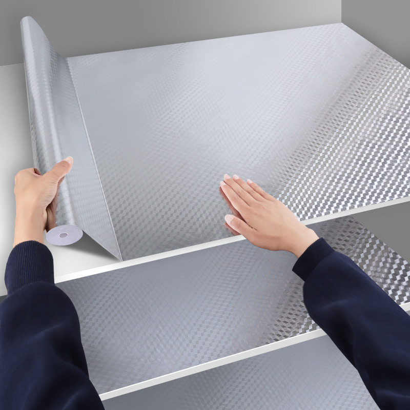 防潮膜自粘衣柜防水装修板材木头橱柜抽屉柜体格板防霉保护铝箔膜