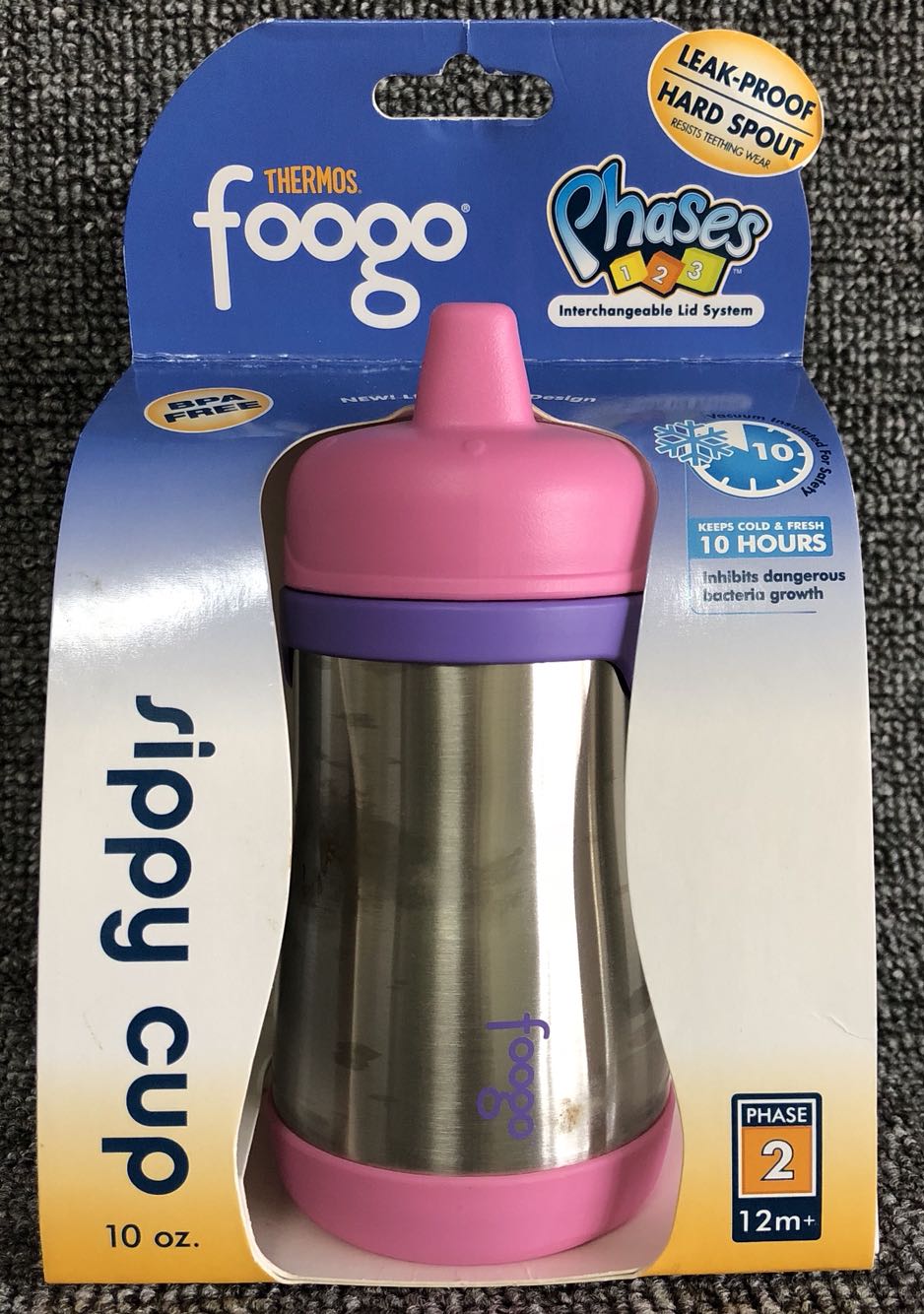 thermos foogo 美国膳魔师儿童真空不锈钢保鲜/冷硬鸭嘴杯约290ml 婴童用品 儿童水杯 原图主图