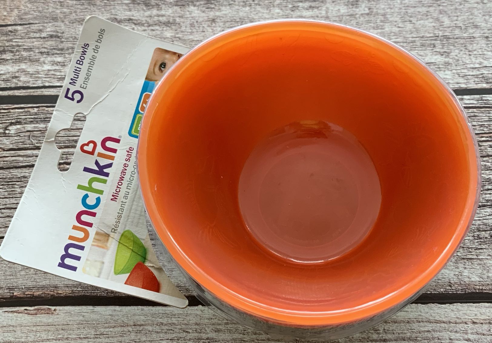 5只入 满趣健munchkin宝宝12oz辅食碗儿童餐具零食碗饭碗 清仓