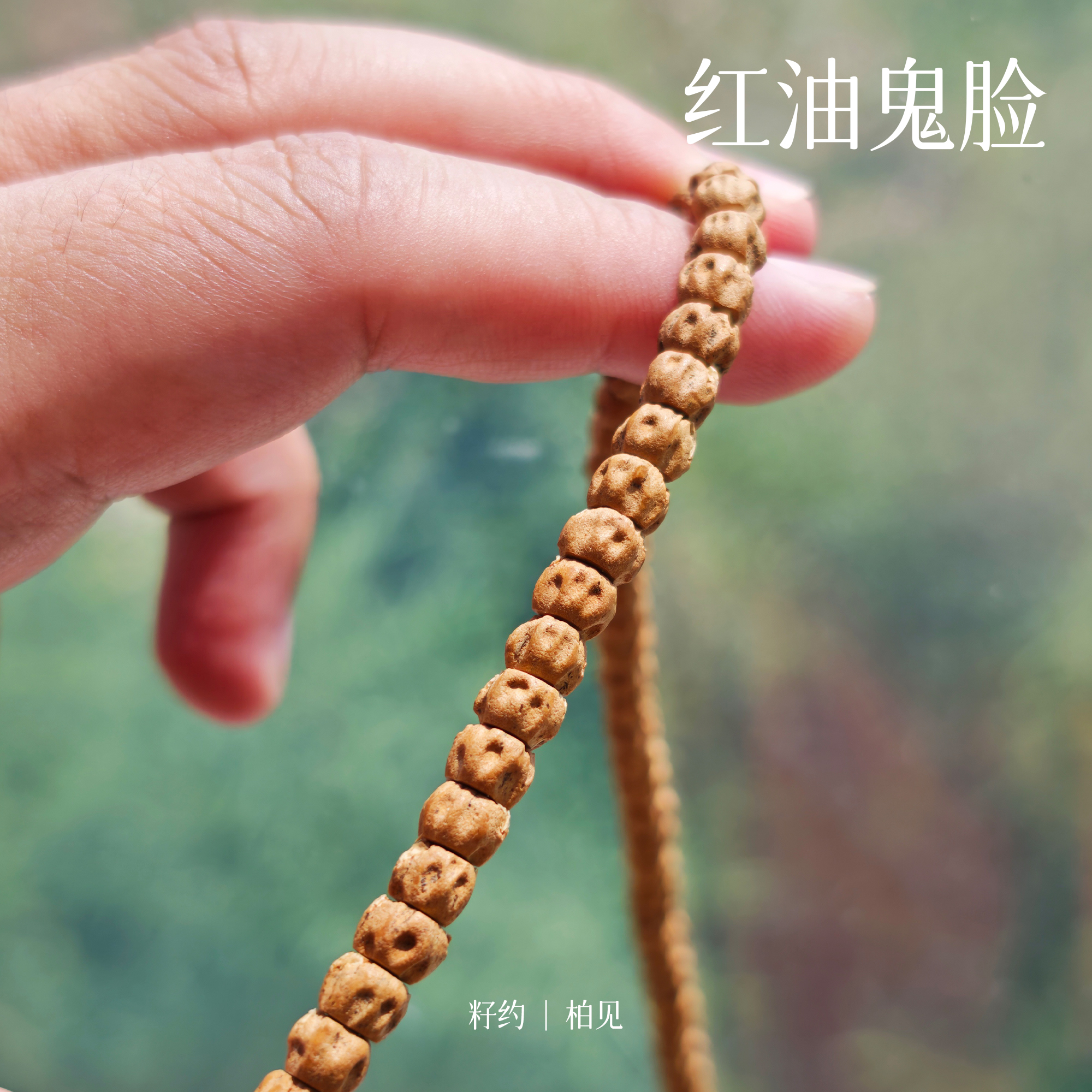 【红油鬼脸】老树红油皮深坑满鬼热振百香籽菩提柏香籽长串清库存
