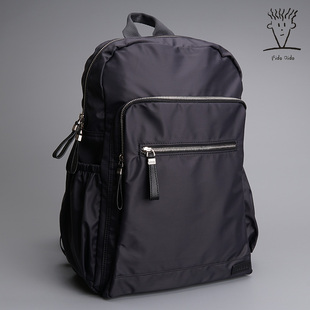 FIDODIDO新款 超轻商务休闲双肩包男包牛津布背包简约大气旅行 男士