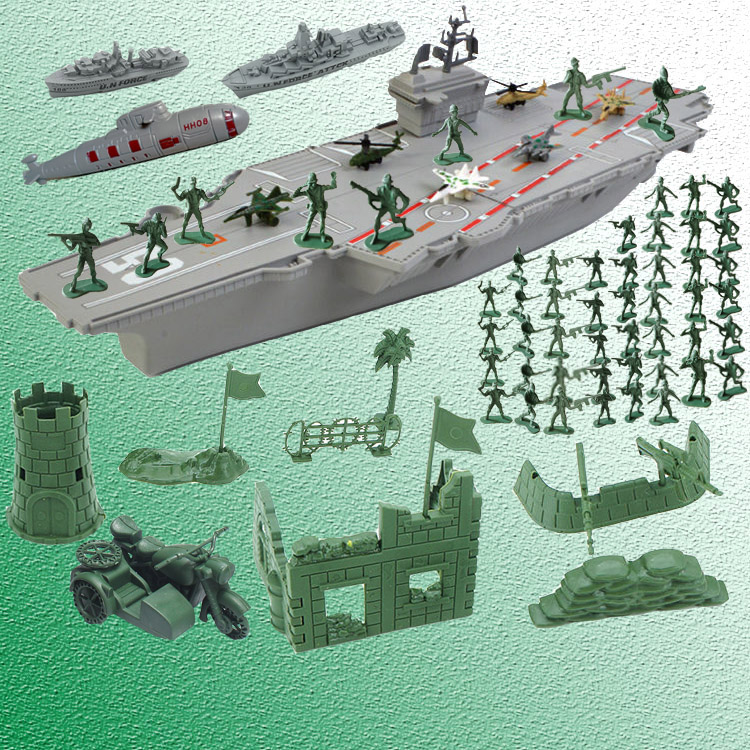 美国战舰航母模型塑料成品沙盘