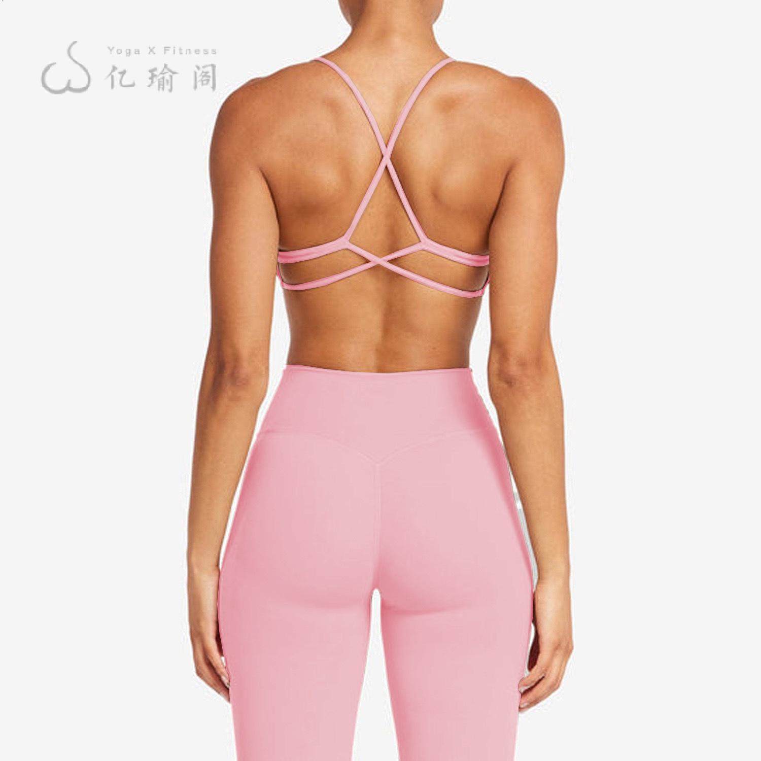 欧美瑜伽健身背心女套装