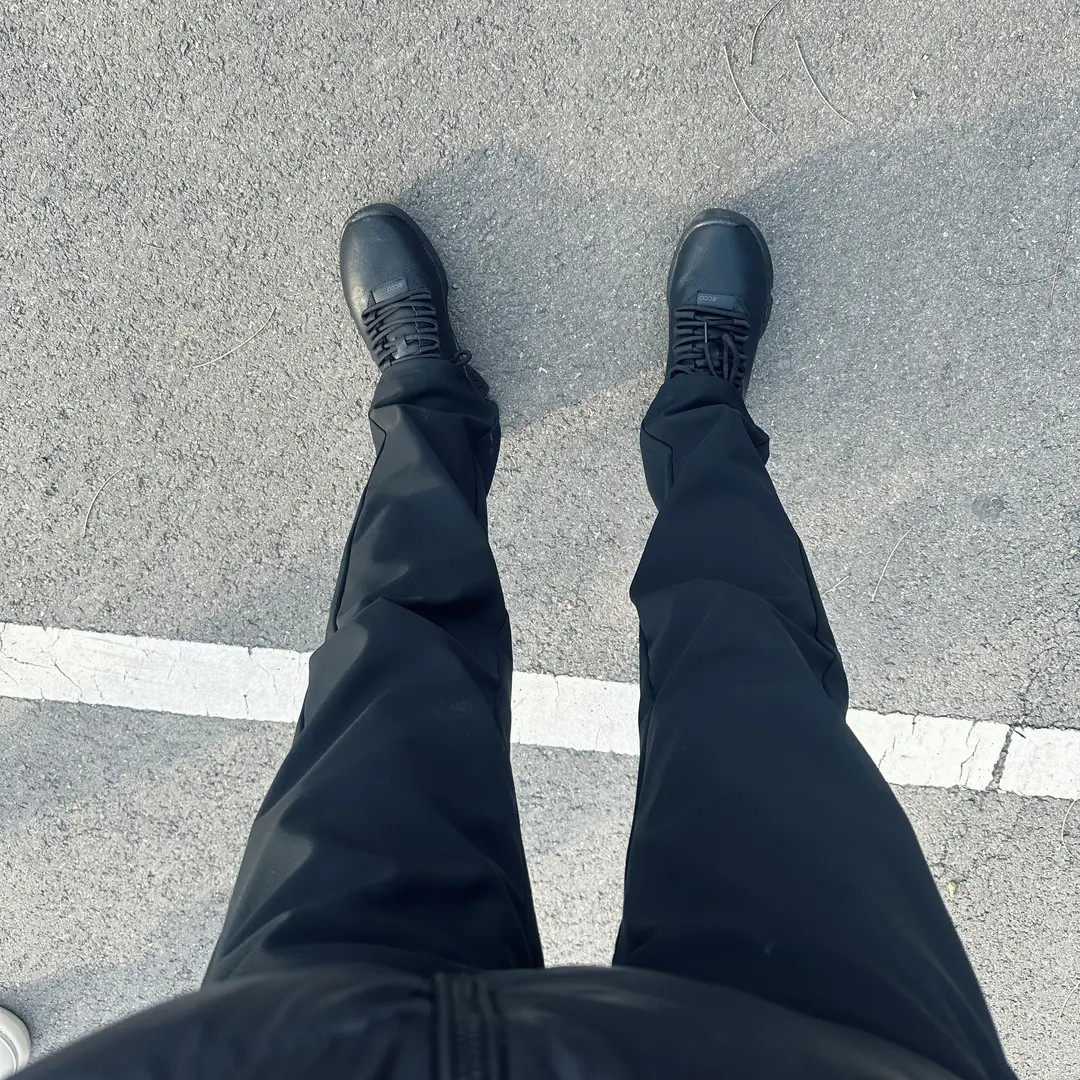 爆款净版商务风直筒堆积西裤百搭中腰时尚直筒型宽松西装裤