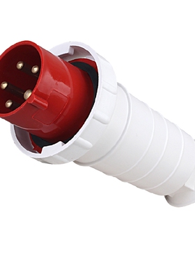 防水航空125A工业插头三相电380V四极插头防护等级IP67TYPE连接器