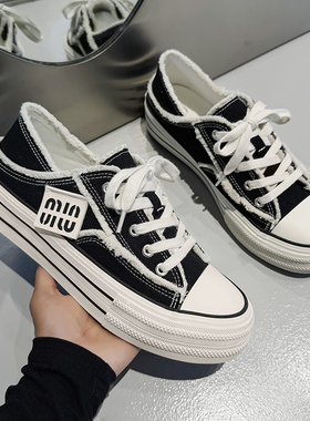 2025夏新款半拖脚踩两用帆布鞋男款透气韩版潮流百搭板鞋单鞋男鞋