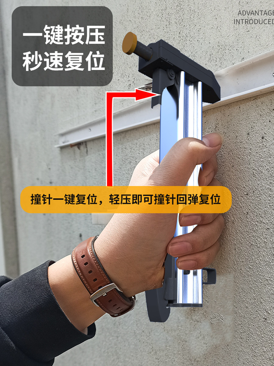 大行钉线槽打钉神器水电工打钉枪手动木工固定安装明线槽钢钉枪