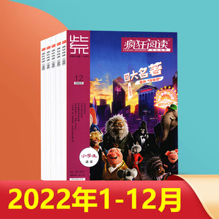 12月 2022年1 校园文学清新唯美校园故事小学生课外阅读青春花火期刊杂志天星教育疯狂阅读 疯狂阅读小学版