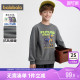 儿童宝宝打底衫 巴拉巴拉男童加绒卫衣中大童长袖 童装 新款 t恤冬装