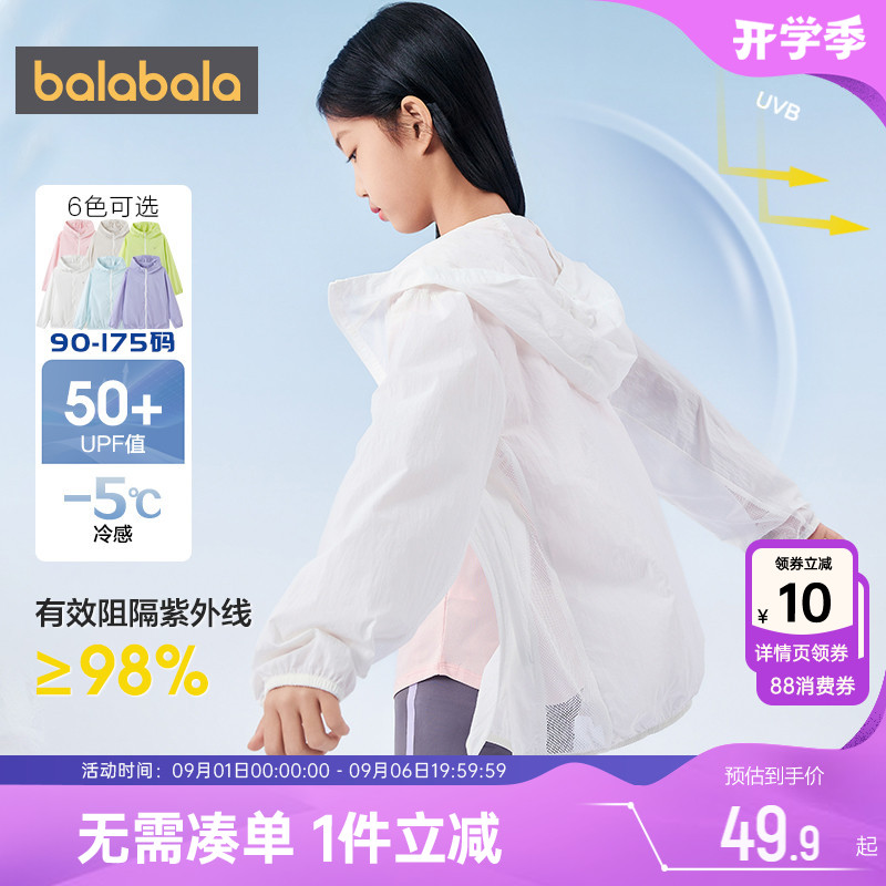 商场同款巴拉巴拉薄款外套儿童夏图片