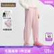 中大童裤 卫裤 子秋冬季 儿童休闲长裤 厚 新款 巴拉巴拉女童加绒运动裤