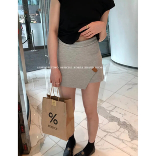 9213不规则包臀半身裙 高腰v腰裙裤 孤品清仓