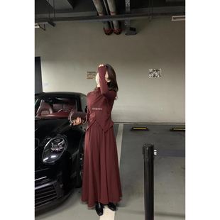 裙开叉上衣 METWO气质套装 半身裙两件套8668 孤品清仓