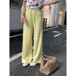 抽绳阔腿裤 Hers纸片长腿裤 METWO 20945 孤品清仓