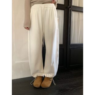 卫裤 hers抽绳阔腿裤 一勺甜 92802 孤品清仓