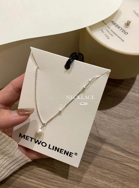 METWO 私物珍珠项链锁骨链女