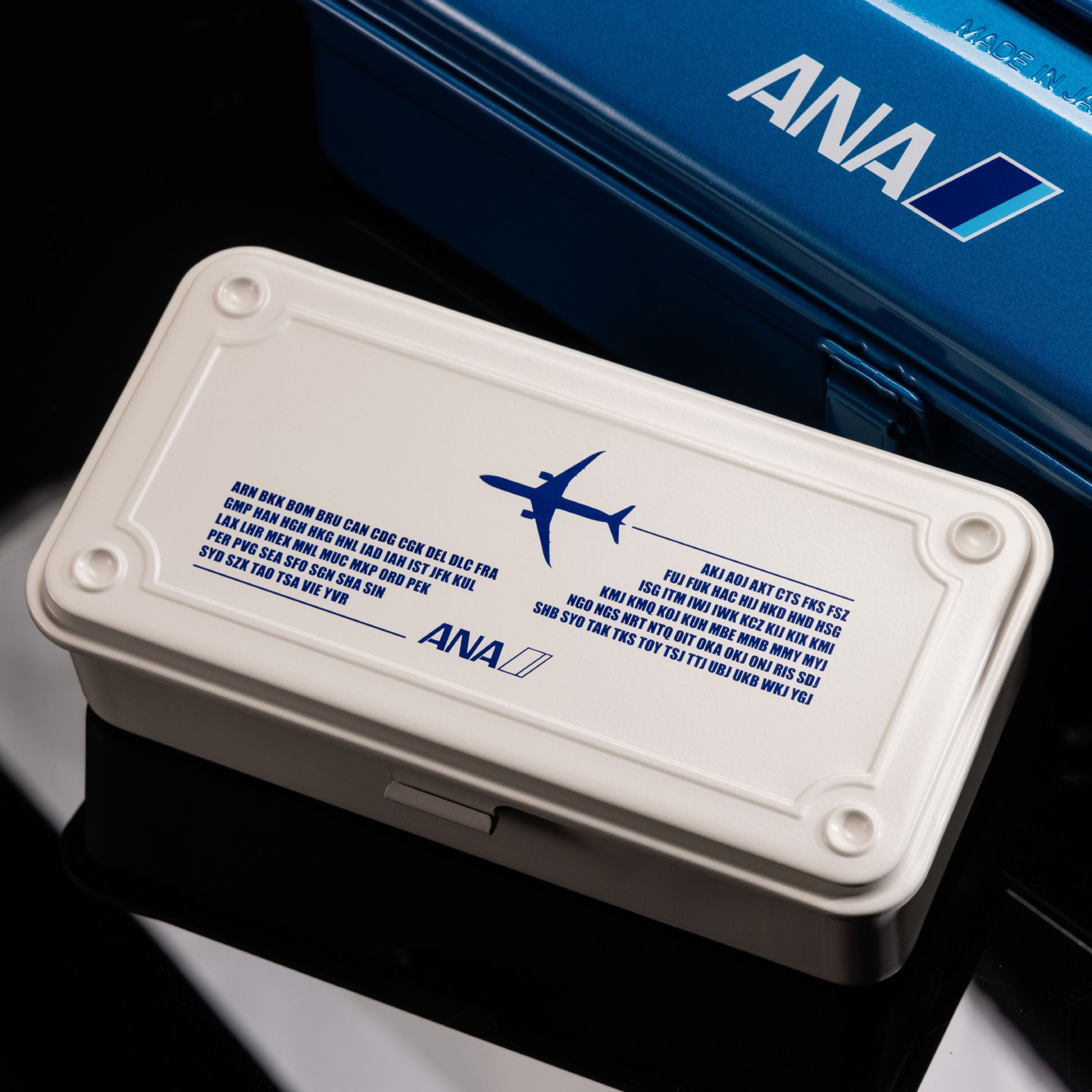 ANA全日空TOYO合金收纳箱ToolBox航空周边收纳盒文具用品日本代购,收纳整理,其他收纳盒,淘宝优惠券,粉丝福利购,淘宝优惠卷