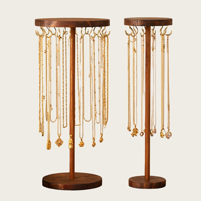 实木质创意挂钩饰品架