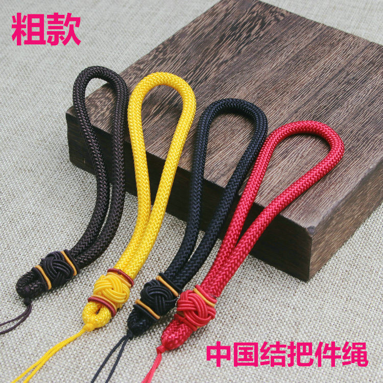 中国结配件手把件绳带菠萝结帽文玩挂件绳饰品车挂配件_虎窝淘