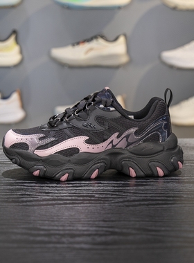 李宁 x LPL联名猫爪LITE 3休闲鞋女子2025秋季百搭运动鞋AGCV398