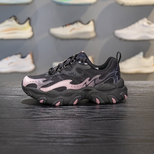 百搭运动鞋 LPL联名猫爪LITE 女子2025秋季 AGCV398 3休闲鞋 李宁