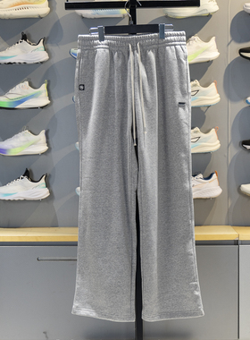 李宁加绒保暖卫裤男子2025冬季加厚反伍BADFIVE直筒运动裤AKLV781