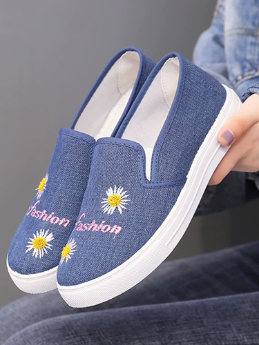 老北京布鞋 Комфортная рабочая матовая тканевая обувь, против усталых ног