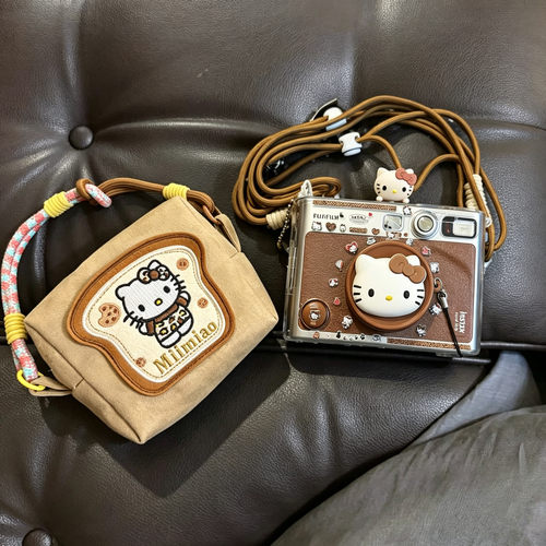 拍立得MINI EVO保护壳kt收纳包挂绳镜头盖富士90迷你99保护套40