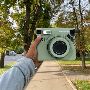 适用于拍立得wide 400强闪旋钮式三档曝光神器 防误触快门盖