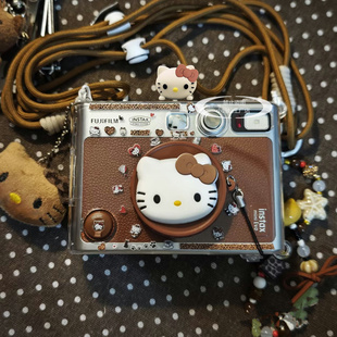 拍立得壳子热靴盖富士拍立得miniEVO保护壳水晶透明可爱相机配件