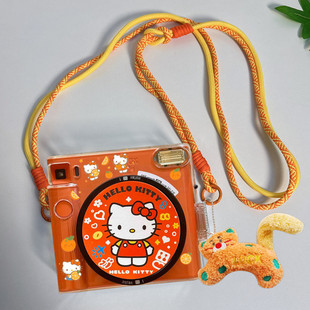 拍立得SQ1橙色相机专用透明壳sq1卡通镜头盖wide 400防摔f壳SQ40