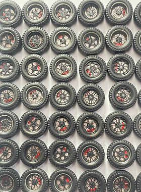 14.2mm纵享丝滑轴版1/64汽车模型改装合金轮毂