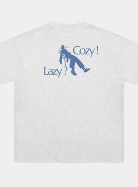 Breathe&Relax呼吸放松 懒惰舒适印花重磅宽松索罗娜短袖/长袖T恤