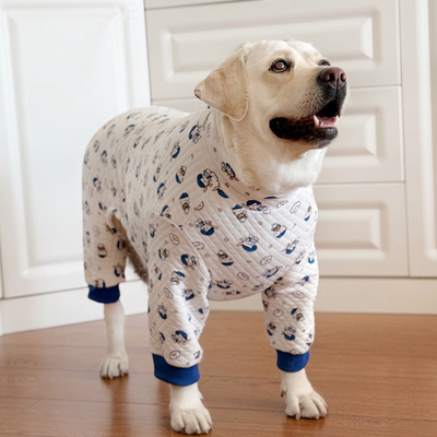 拉布拉多婴儿棉舒适四脚睡衣