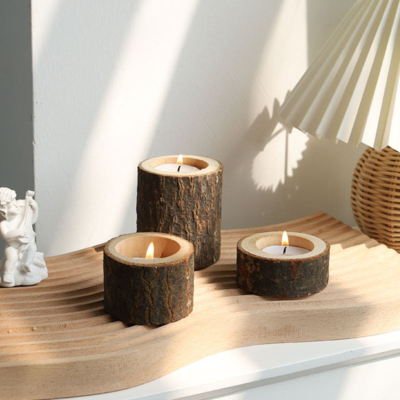 ins原生态树桩木烛台日历复古怀旧拍照道具香薰蜡烛家居装饰摆件,家居饰品,烛台,淘宝优惠券,粉丝福利购,淘宝优惠卷