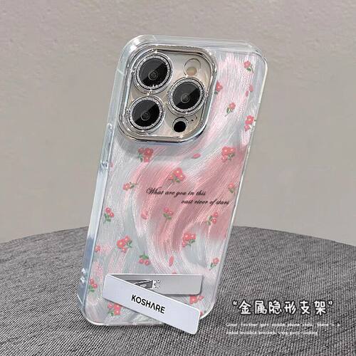 花朵爱心精孔手机壳适用苹果17Air16promax小米15情侣iphone14华为mate80pura90荣耀vivo红米k90oppoiQ一加