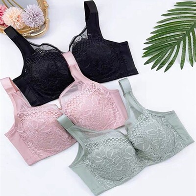 春娜C82102抹胸内衣女夏显胸小全罩杯大码薄款大胸显小内衣文胸罩