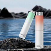 时尚 艾丽叶便携式 口腔清新剂喷雾高颜值渐变色充电款 简约